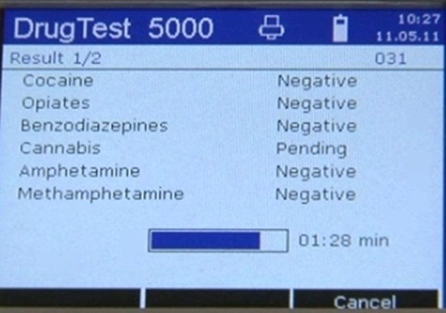 test de droga