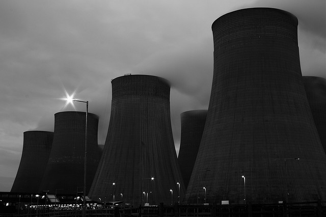 Torres de refrigración central nuclear