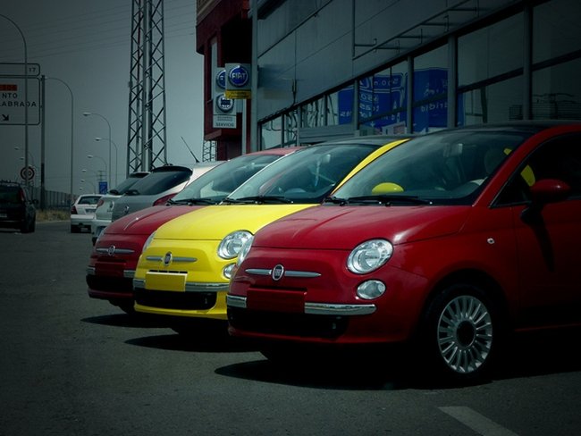 Fiat bandera España por simbiosc