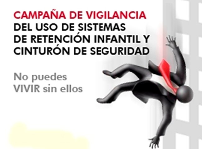 cartel DGT cinturón