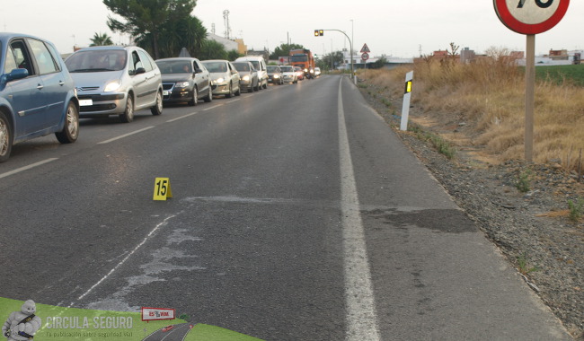 Tramos de concentración de accidentes en las carreteras