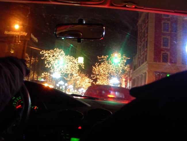 Navidad en coche
