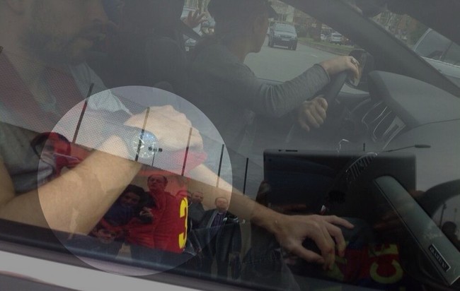 Shakira y Piqué sin sillita infantil en el coche