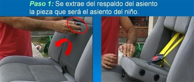 Asiento configurable SRI