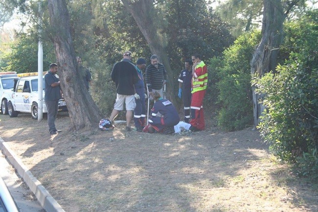 Accidente de motocicleta