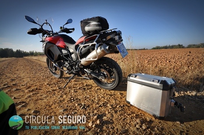 Equipaje en la moto