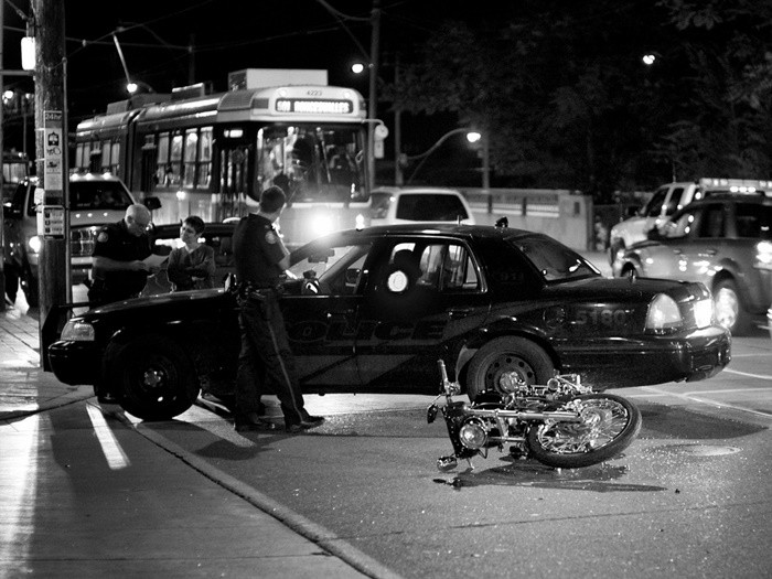 Accidente moto