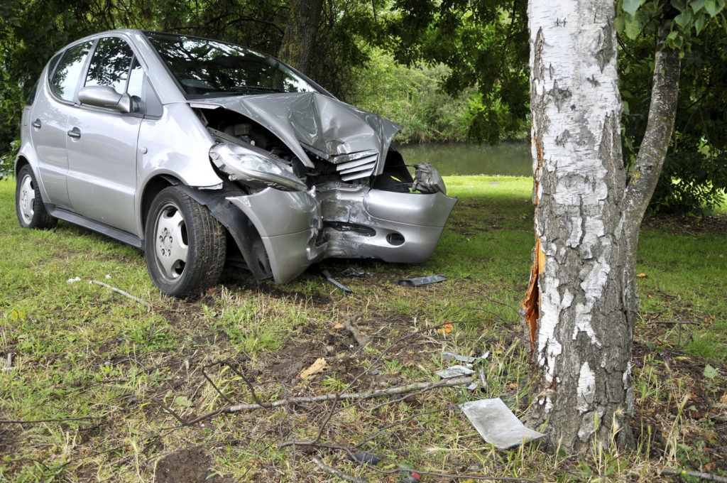 Mercedes Clase A Accidente Frontal