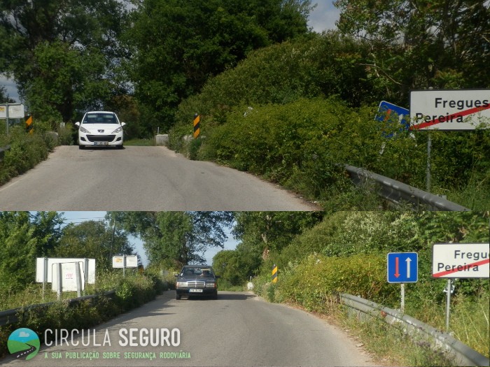 Sinais de trânsito escondidos