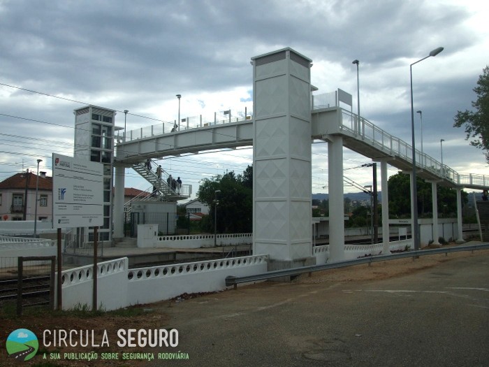 Segurança para peões nas passagens de nivel