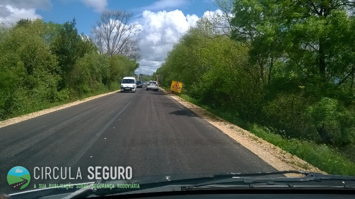 Que perigos ocorrem quando uma estrada nacional é repavimentada?