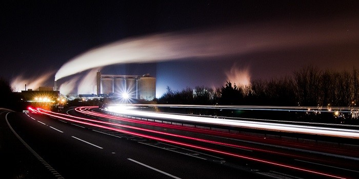 Have been planning this shot for quite a while waiting for a suitably clear night, the roadworks on the Eastbound carriageway to be cleared and the steam and smoke to be drifting South over the town. Well got two out of three but the roadworks were transfered to the Westboud carriageway forcing me to crop tighter than I wanted to, so just a trial shot tonight. Hopefully in the next few weeks they'll move a couple of hundred metres further down the road and the sugar factory still processing the last of the beat.
