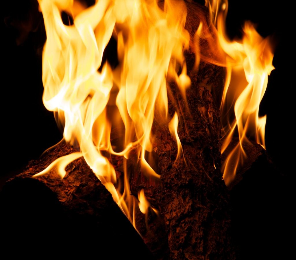 estrada, incêndio florestal