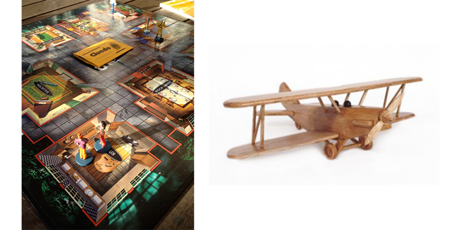 Cluedo, fuente Flickr / Maqueta de madera, imagen de dominio público