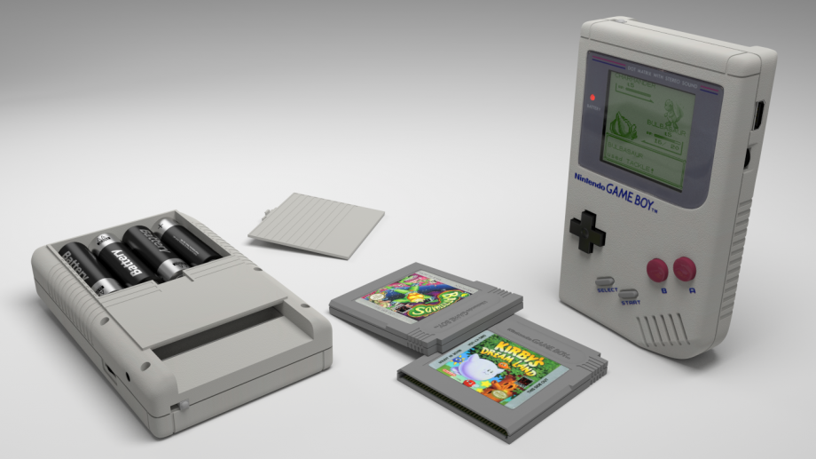 Game Boy, fuente Blender Nation