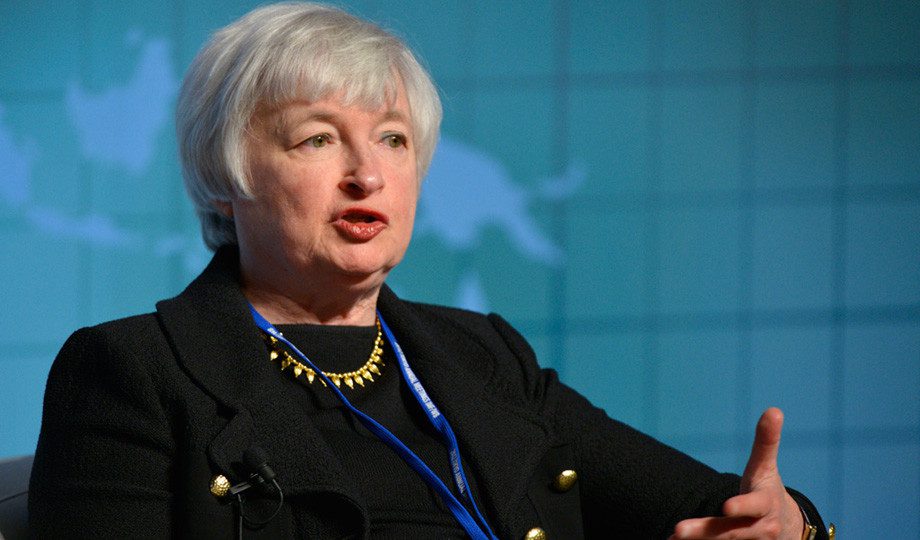 Janet Yellen, presidenta de la Reserva Federal de EEUU