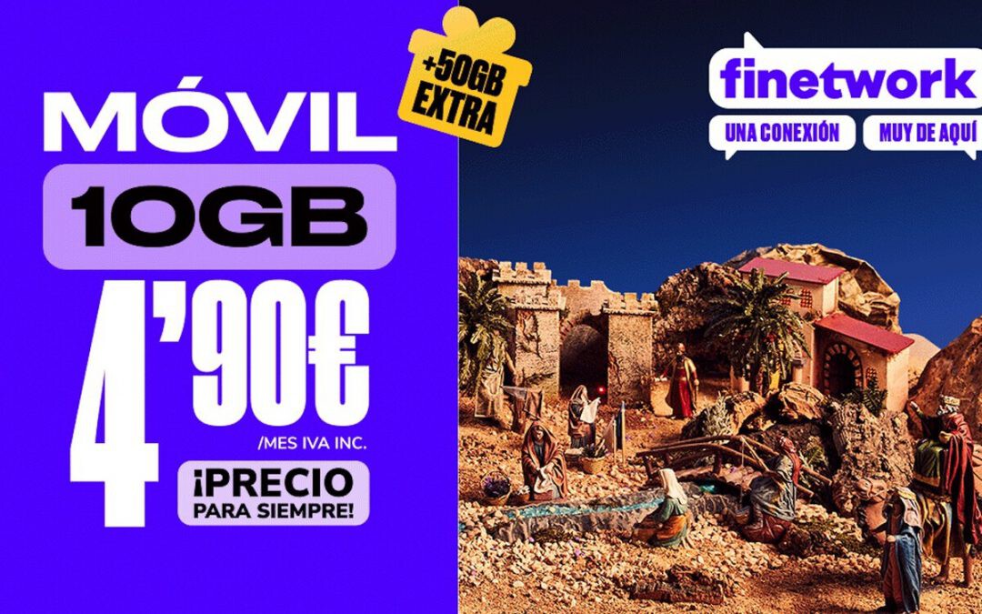 Estas Navidades, el mejor regalo para estar conectados es una tarifa móvil por 4,90€… para siempre