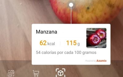 La IA del móvil nos «chiva» las calorías de lo que comemos