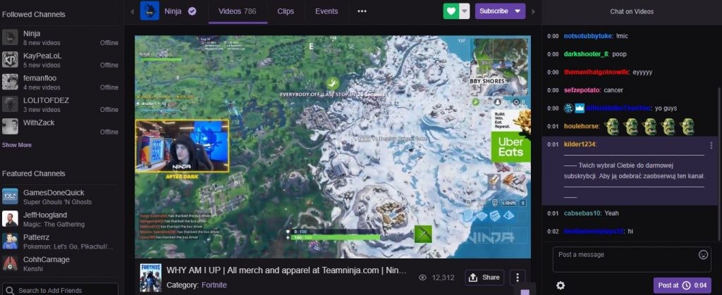 Ninja se ha convertido en uno de los streamers más populares por su carisma y su habilidad en Fortnite.