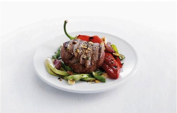 Entrecot a la parrilla - plancha de asar Philips