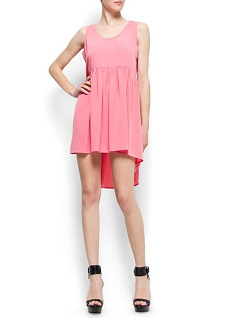 vestido mango asimetrico
