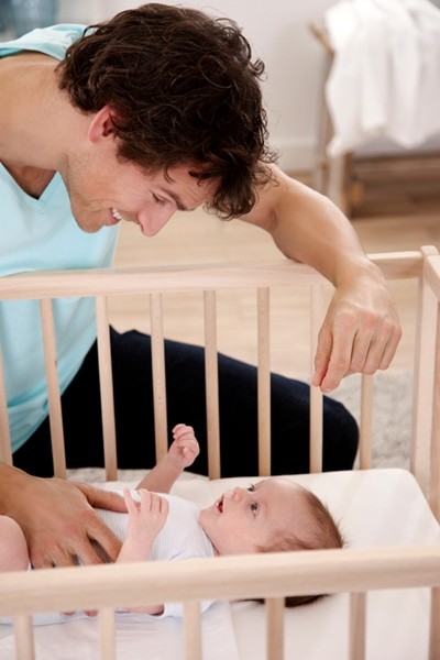 bebé y papá