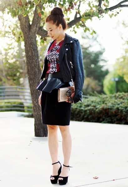 falda con peplum