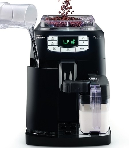 Cafetera Intelia Class llenado Cafetera Intelia Class de Philips Saeco llenado