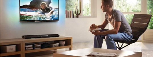soundbar 5120 de Philips con TV