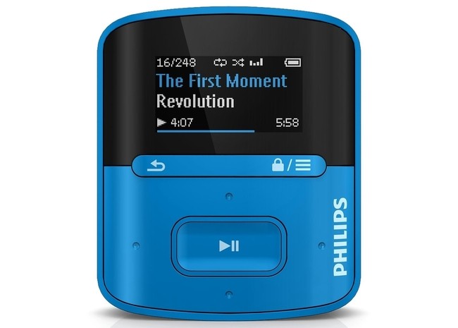 MP3 RaGa 4 GB Philips MP3 RaGa 4 GB Philips azul
