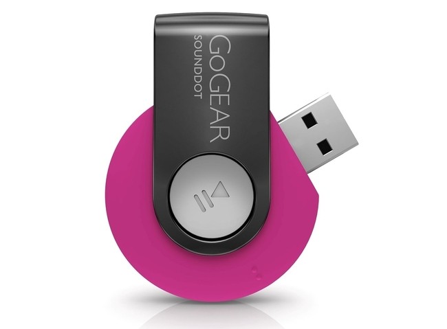 MP3 SoundDot 2GB de Philips MP3 SoundDot 2GB de Philips color rosa