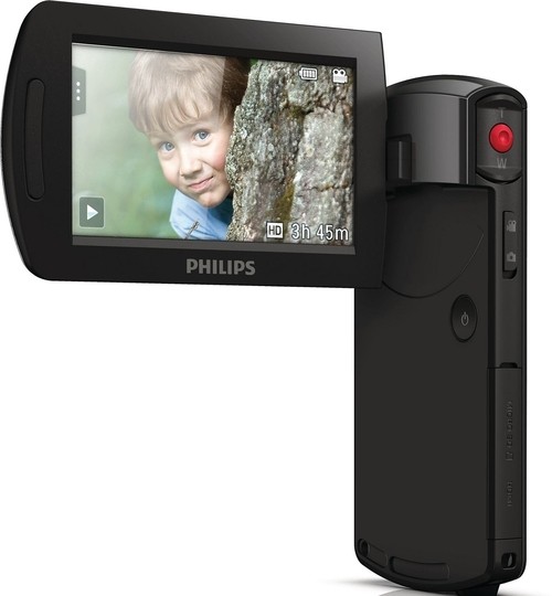 videocamara con pantalla giratoria Philips