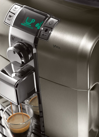 cafetera Syntia Saeco detalle