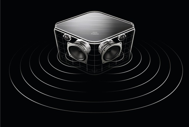Altavoz AW5000 de Philips interior