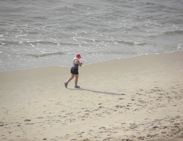 correr playa