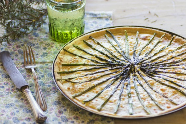 Tarta de espárragos