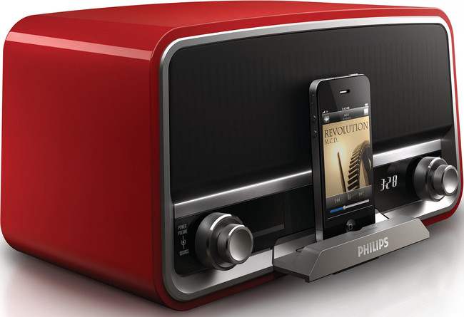 radio original de Philips roja