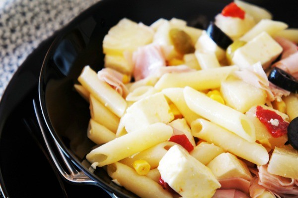 ensalada de pasta mediterránea