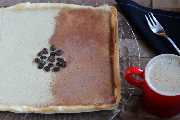 tarta latte machiatto terminada
