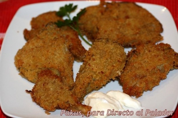 Setas empanadas