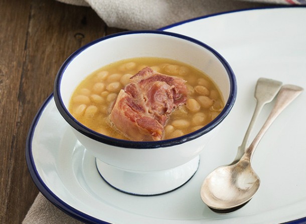 las mejores recetas de alubias cena del cura con lacon