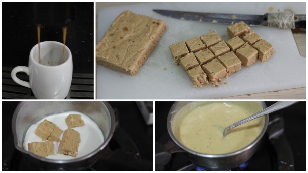 cafe turron paso a paso