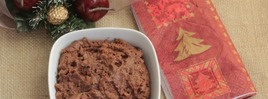 Mousse de café y chocolate
