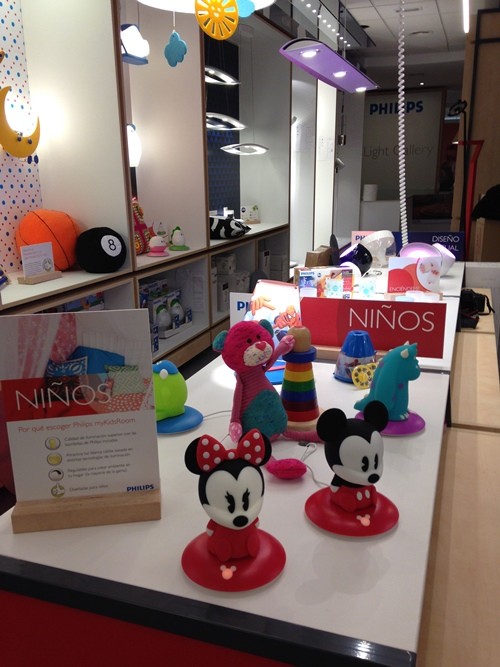 Gama Disney en iluminación infantil. Philips Light Gallery