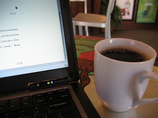 café en el trabajo