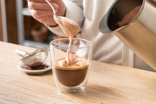 Espuma de chocolate Honey Chopresso