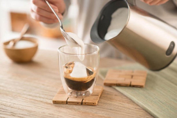 terminando el capuccino freddo