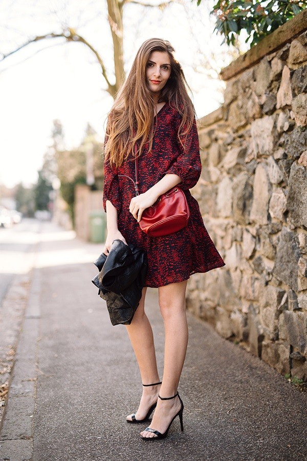 Red-Summer-Dress-Leather-Jacket-3