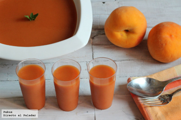 gazpacho de melocoton