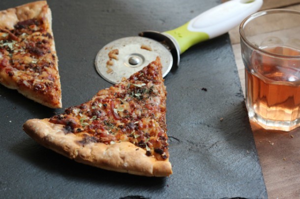 cenas saludables pizza